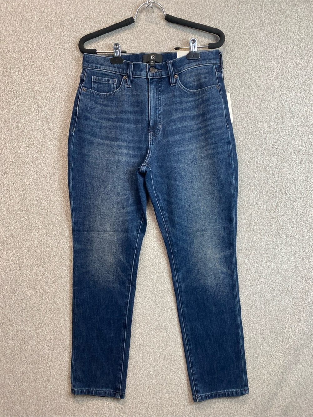 Banana Republic High-Rise Slim Fit Jeans Womens 29 Dark Wash Minimalist Basics